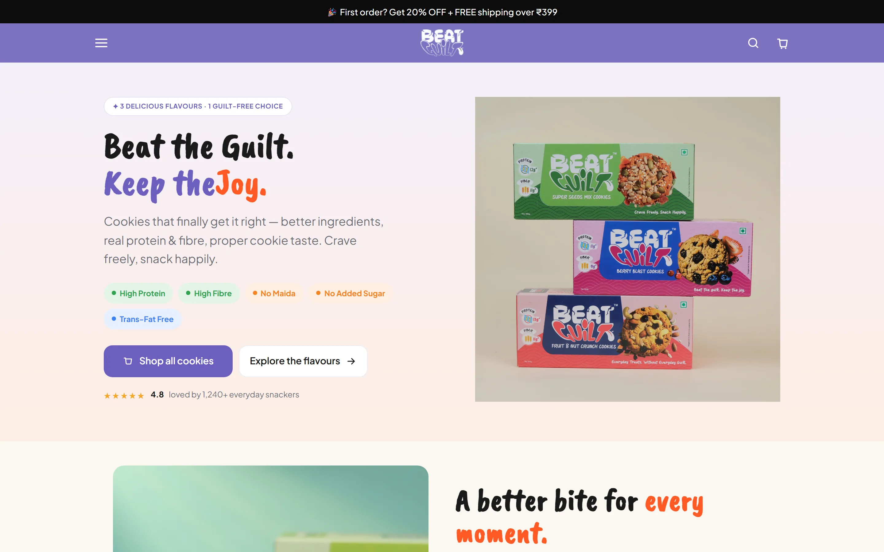 Beat Guilt storefront