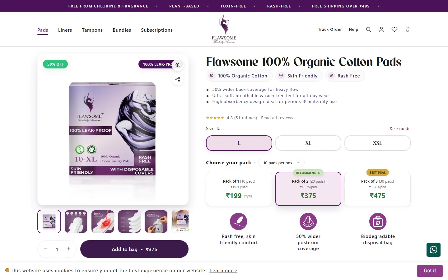 Flawsome storefront