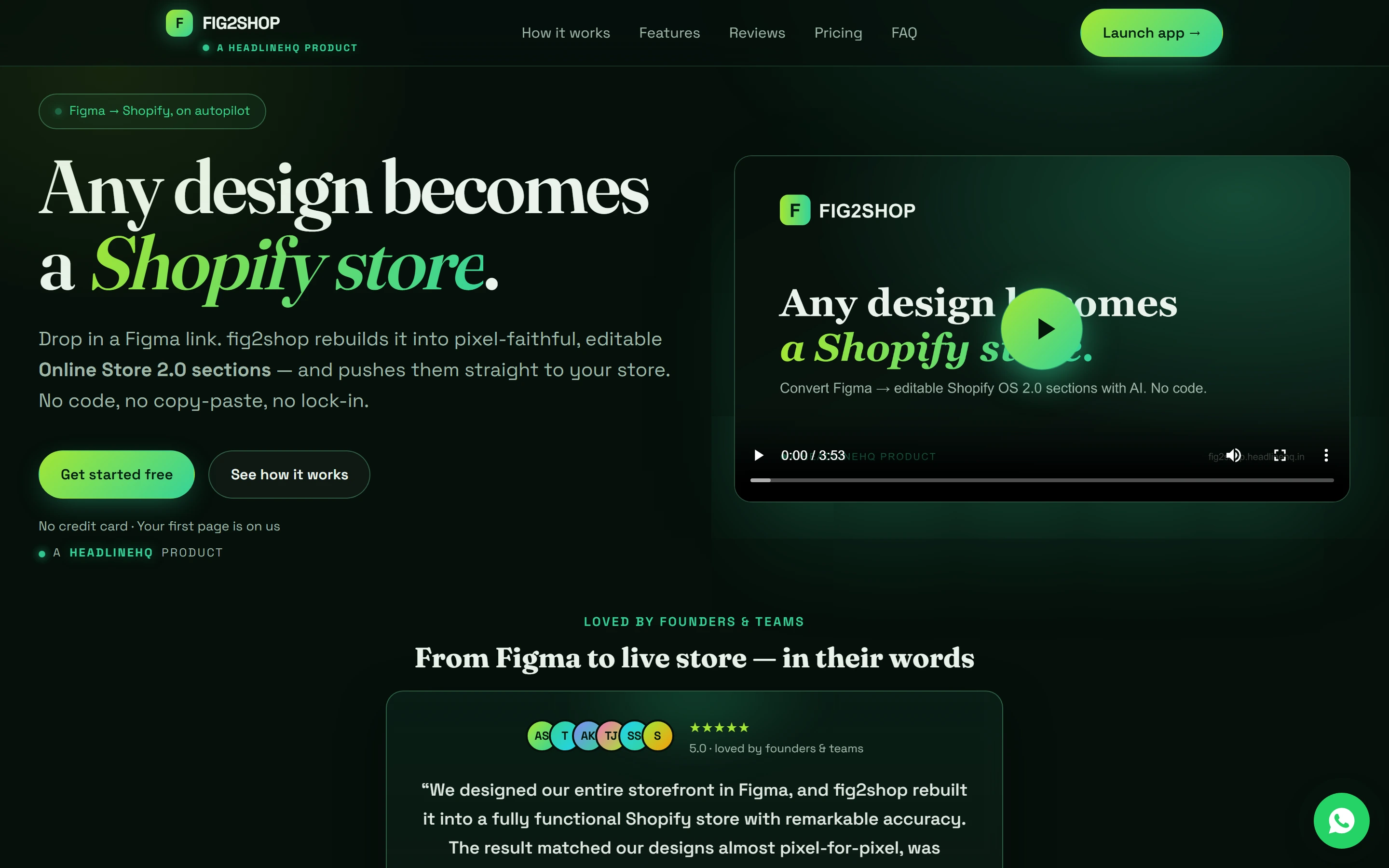Fig2Shop - live product