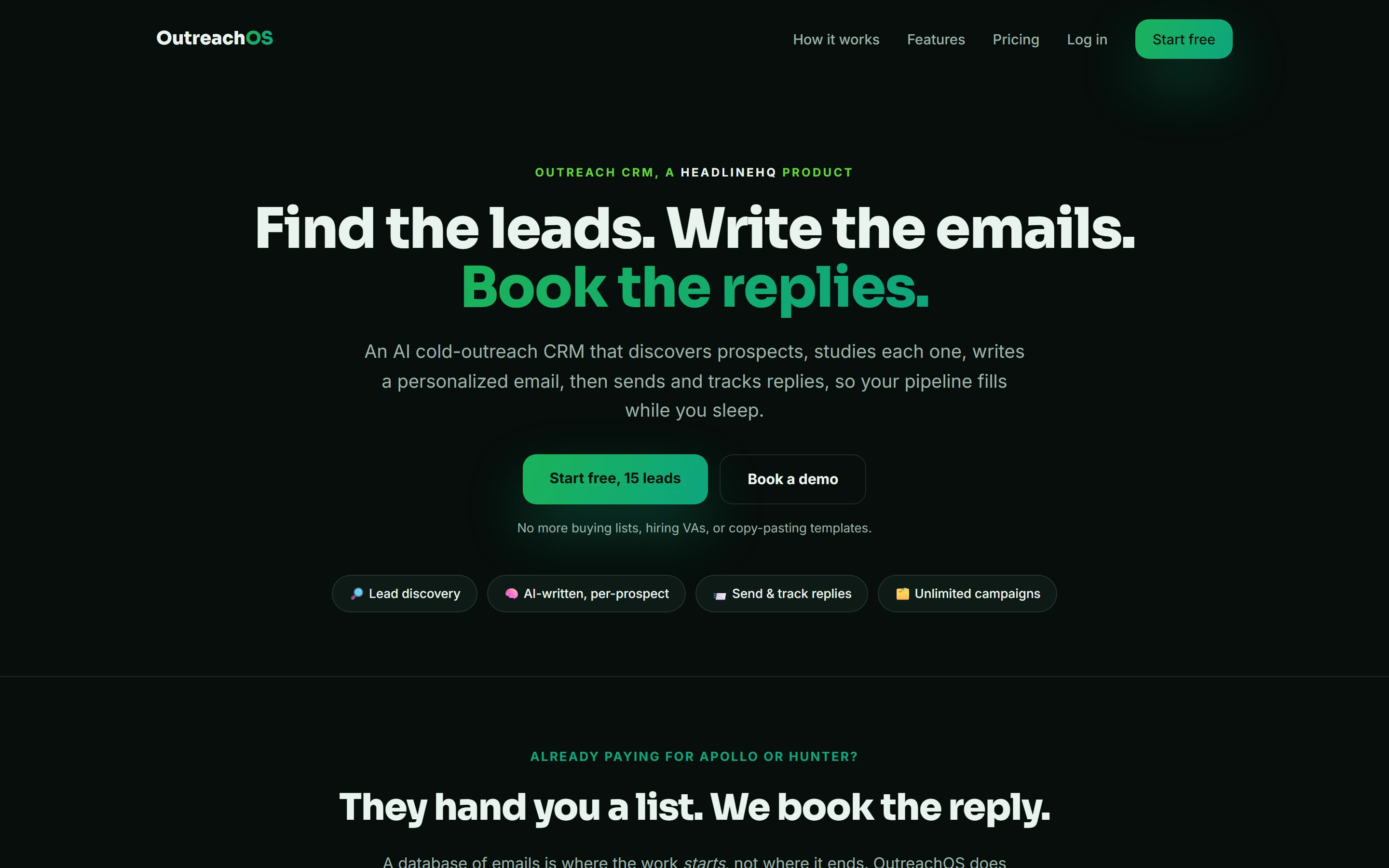 OutreachOS - live product